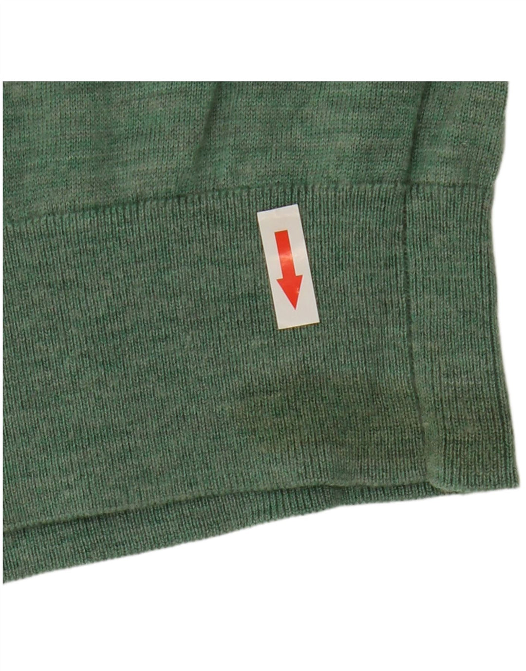 Maglione da uomo girocollo John Lewis in lana merino verde medio
