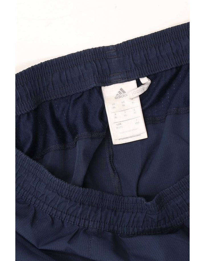 Pantaloncini sportivi Adidas Climacool da uomo XL in poliestere blu navy