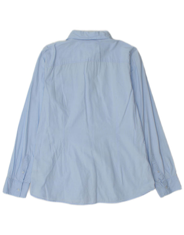 Camicia da donna Classic Fit Tommy Hilfiger Large in cotone blu