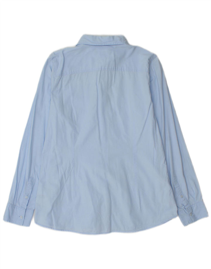 Camicia da donna Classic Fit Tommy Hilfiger Large in cotone blu