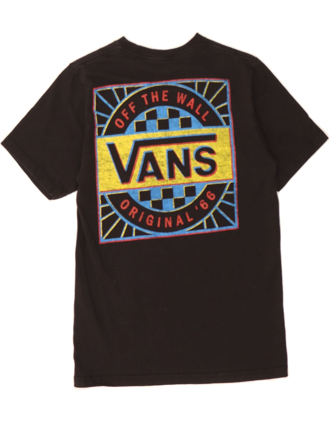 VANS Boys Graphic T-Shirt Top 8-9 Years Medium  Black Cotton Vintage Vans and Second-Hand Vans from Messina Hembry 