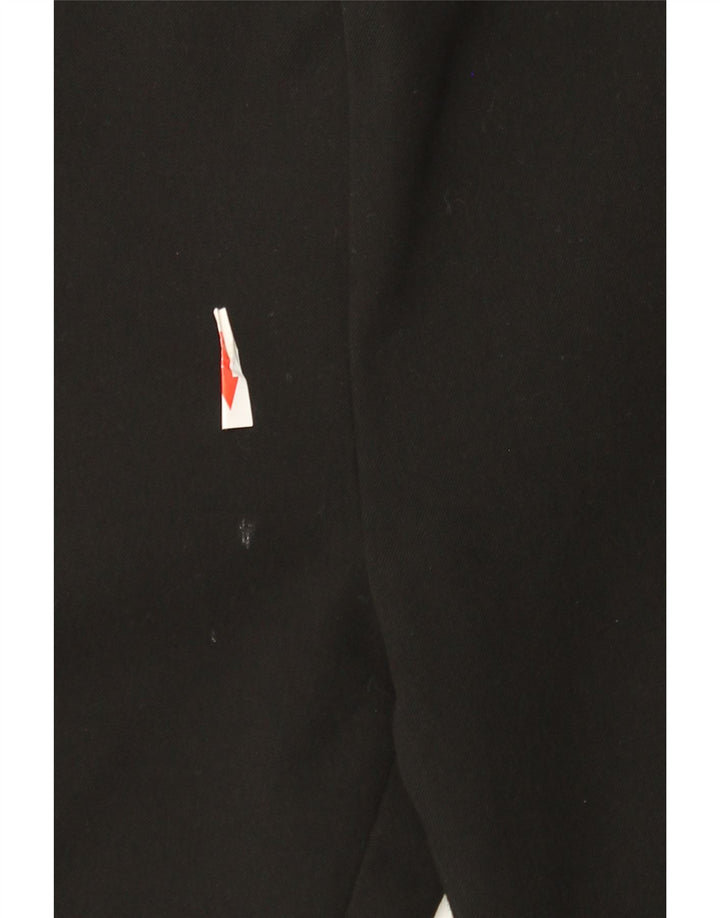 Pantaloni casual slim da donna a vita media Zara medi W28 L28 poliestere nero