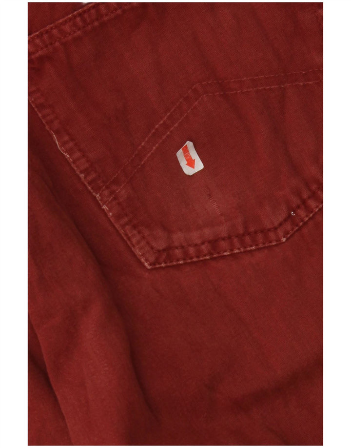 MARLBORO CLASSICS Pantaloni casual dritti da uomo W33 L29 cotone marrone