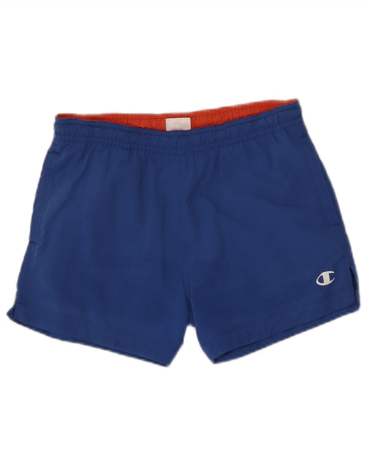 Pantaloncini da bagno Champion per ragazzi 11-12 anni, grandi, blu