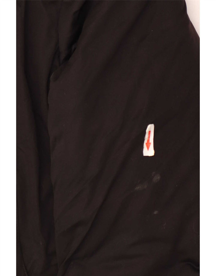Giacca imbottita con cappuccio da uomo Zara UK 38 poliestere nero medio