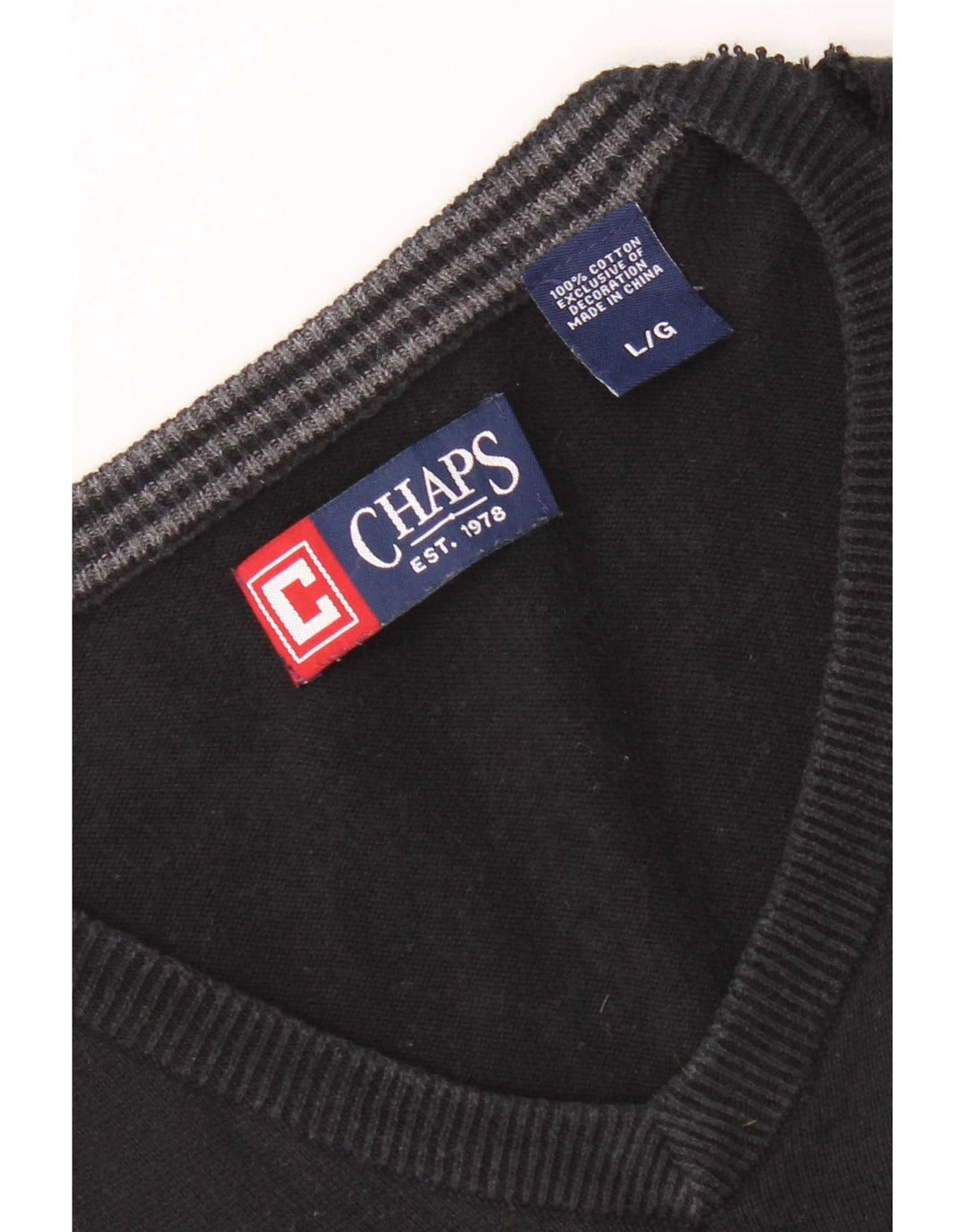 Canotta da uomo Chaps Canotta grande in cotone blu navy
