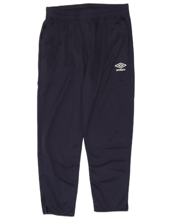 Pantaloni da tuta da uomo Umbro medio in poliestere blu navy