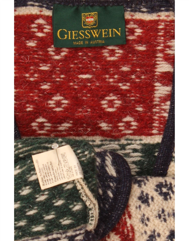 Maglione cardigan da donna Giesswein EU 42 Large multicolore geometrico