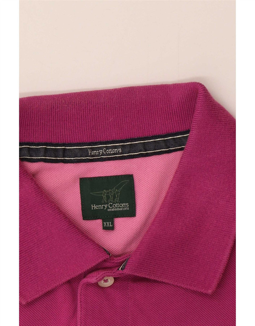 Polo da uomo Henry Cottons 2XL Rosa