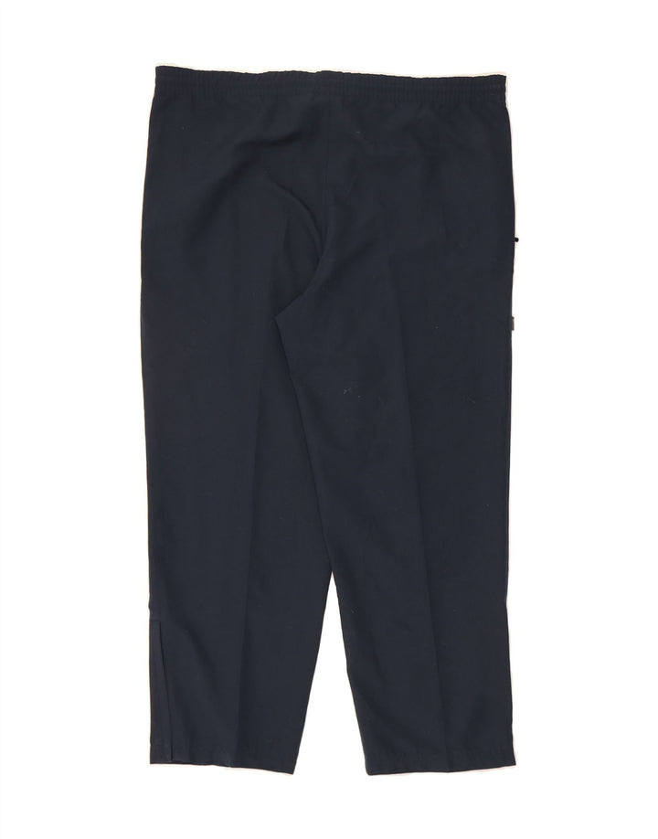 ADIDAS Mens Loose Fit Tracksuit Trousers Medium  Navy Blue Polyester Vintage Adidas and Second-Hand Adidas from Messina Hembry 