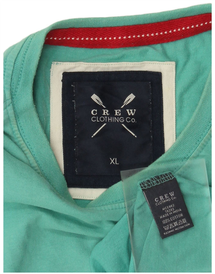 T-shirt da uomo J. Crew Top XL in cotone turchese