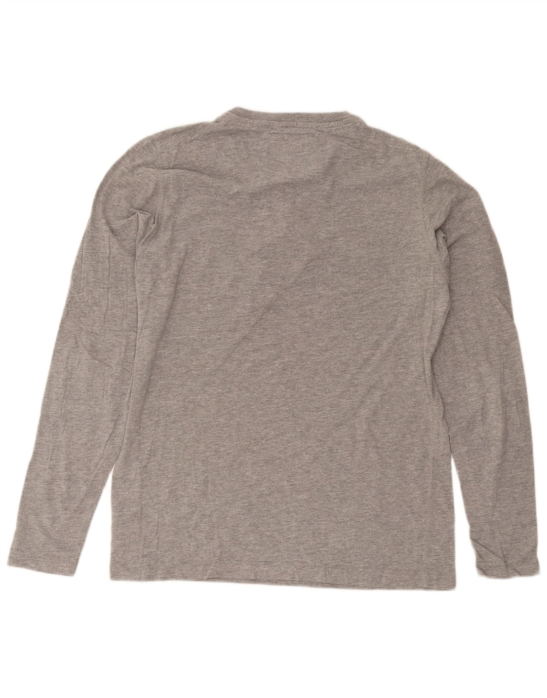 Jack & Jones Top da uomo a maniche lunghe in cotone chiazzato grigio grande