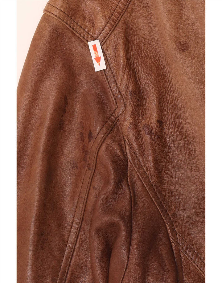 Giacca Pelle Uomo Conbipel IT 54 XL Marrone