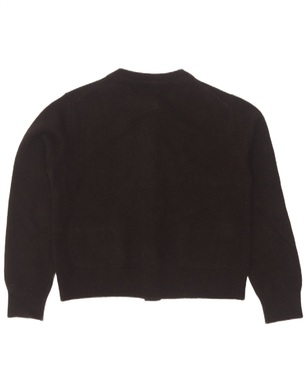 Maglione cardigan da donna Massimo Dutti UK 12 lana nera media