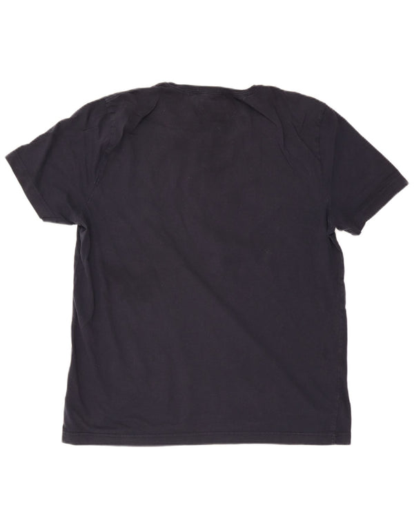 T-shirt da uomo Tommy Hilfiger Top 2XL cotone blu navy