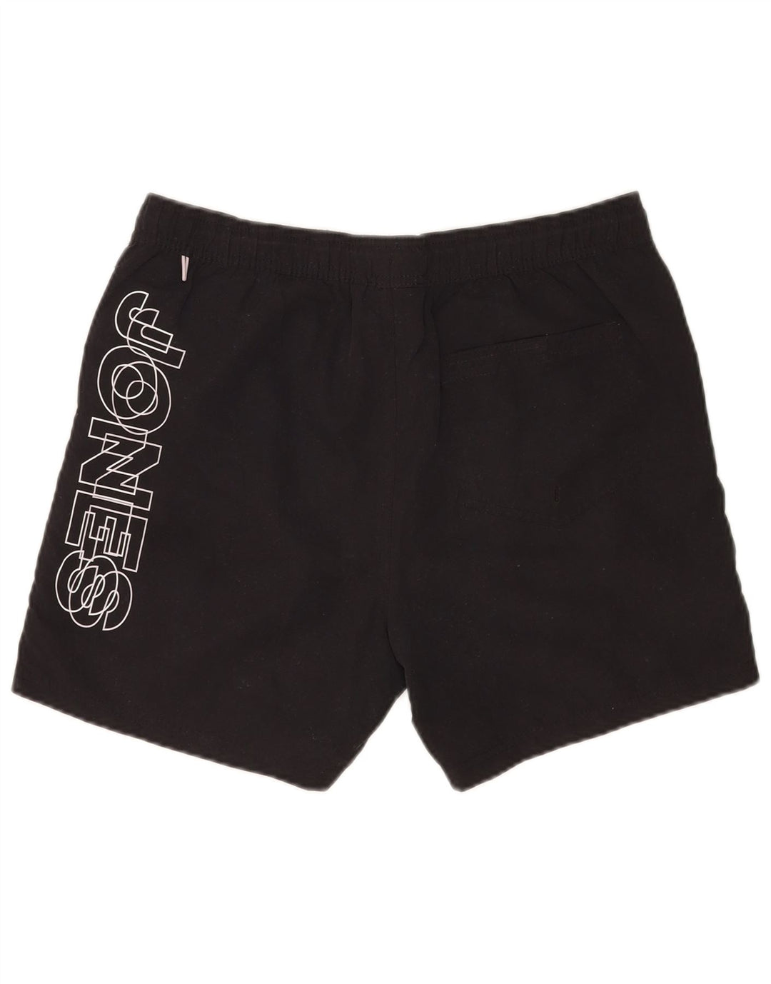 Pantaloncini da bagno grafici da uomo Jack & Jones medio poliestere nero