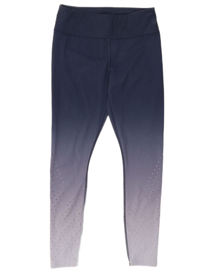 Leggings da donna ATHLETA UK 10 Small Blu Navy Colorblock
