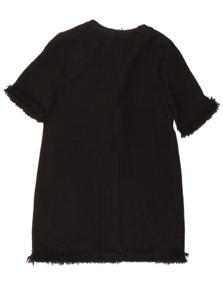 Abito a trapezio da donna Zara UK 12 medio nero acrilico