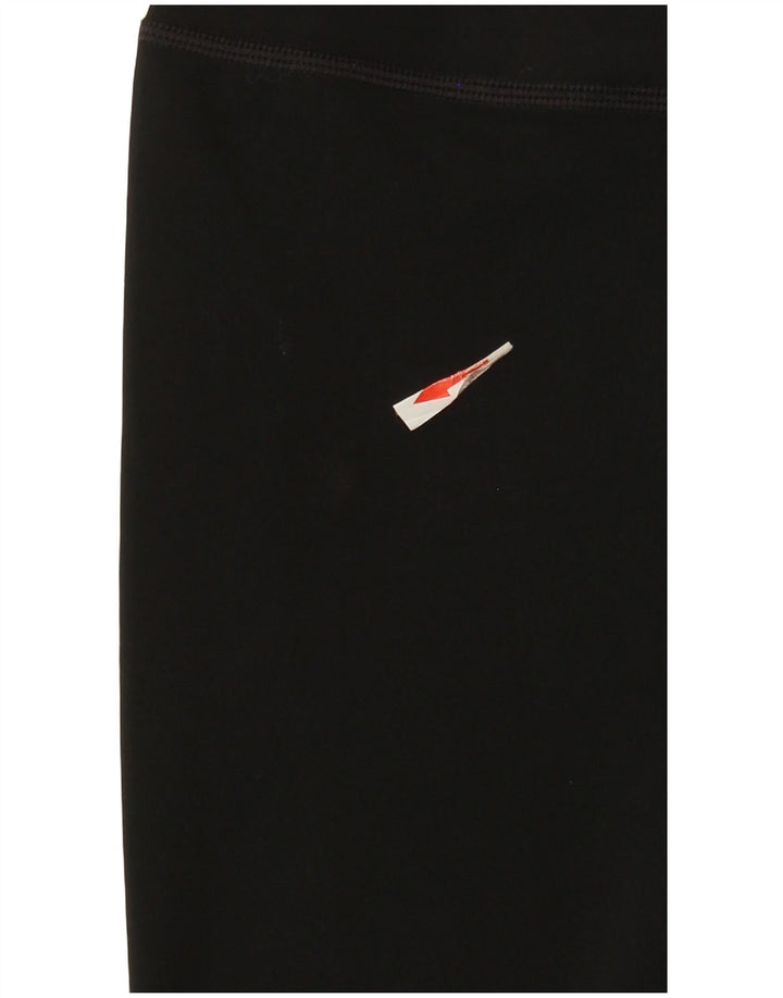 Leggings Capri da donna Nike UK 4 XS poliestere nero