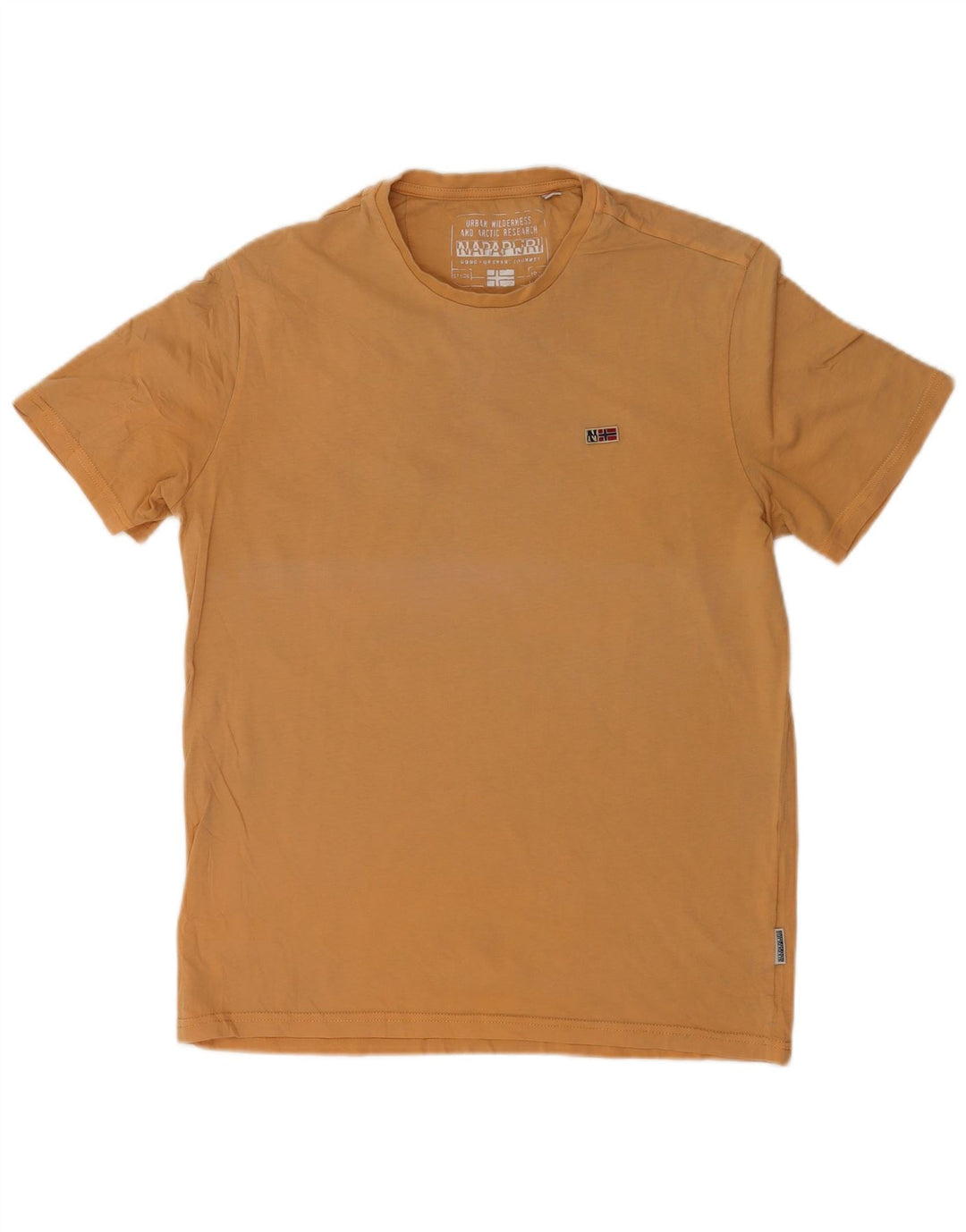 T-shirt da uomo Napapijri Top grande in cotone beige