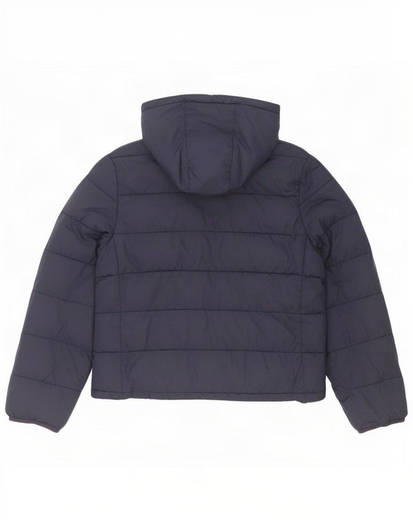 Giacca imbottita oversize con cappuccio da donna Jack Wills UK 8 Small Blu Navy
