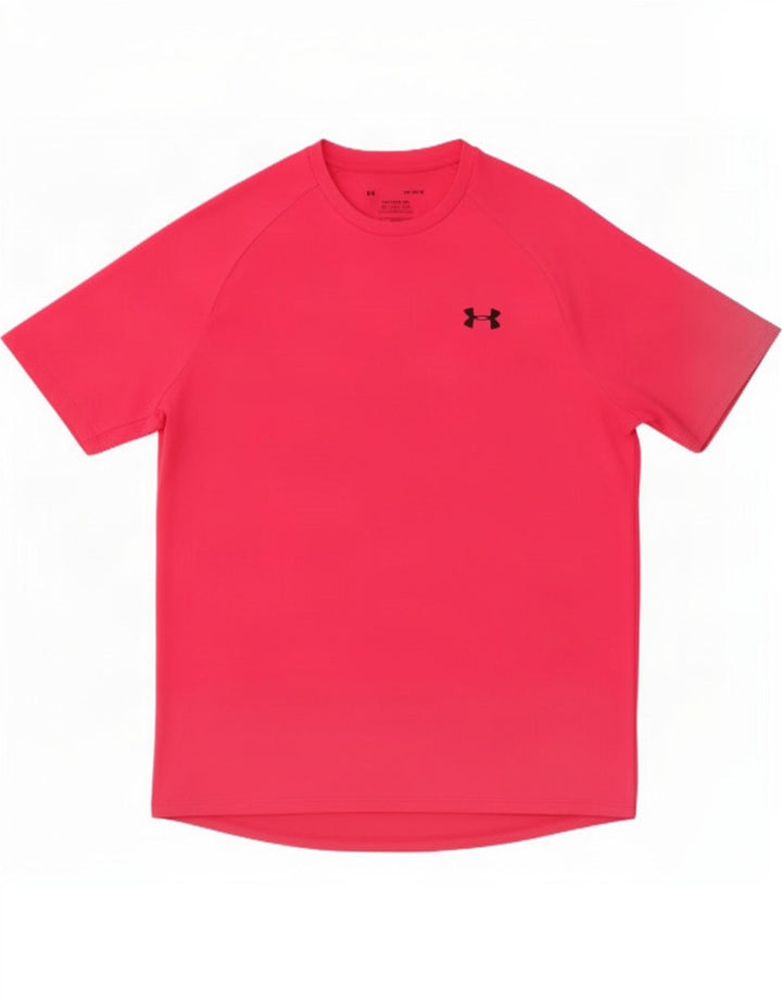 Maglietta da uomo Under Armour Top in poliestere rosa medio