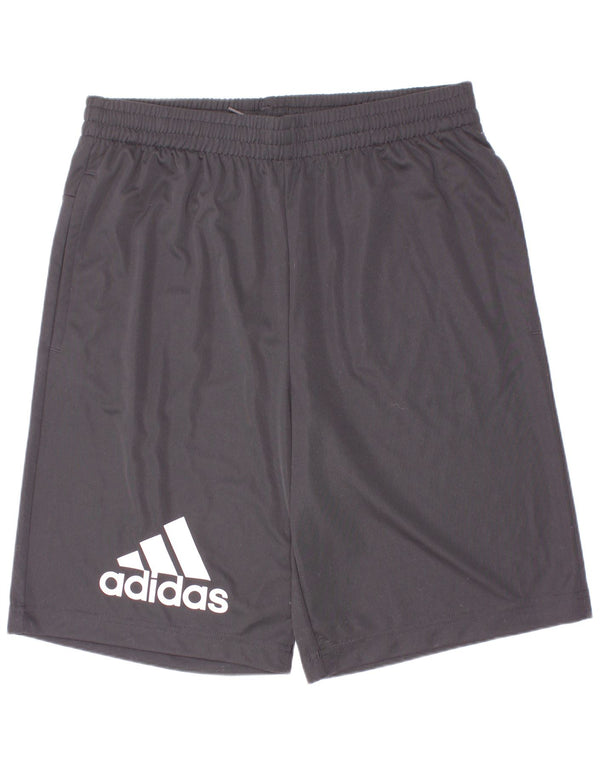 Pantaloncini sportivi Adidas Aeroready Graphic da ragazzo 13-14 anni in poliestere nero
