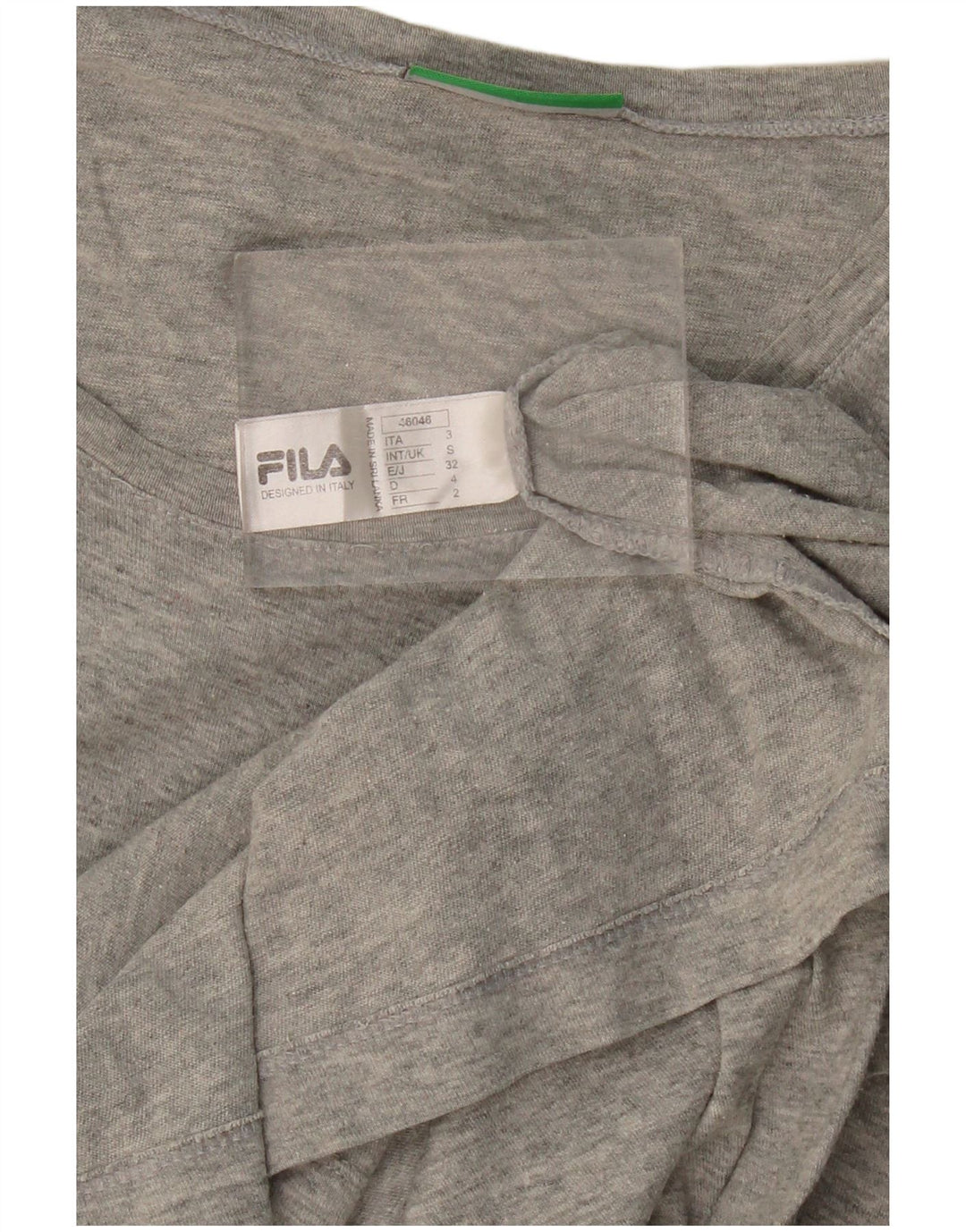 FILA Mens T-Shirt Top Small Grey Flecked Cotton