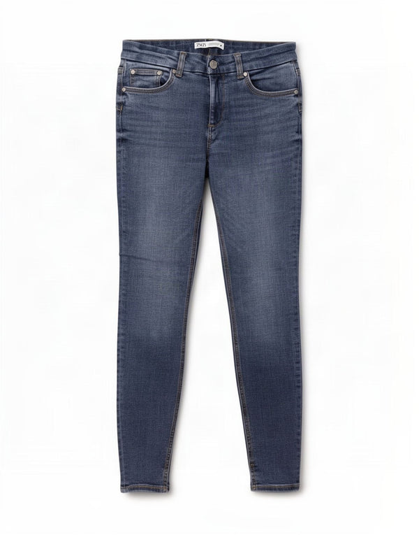 Jeans skinny da donna Zara EU 36 XS W26 L28 Blu
