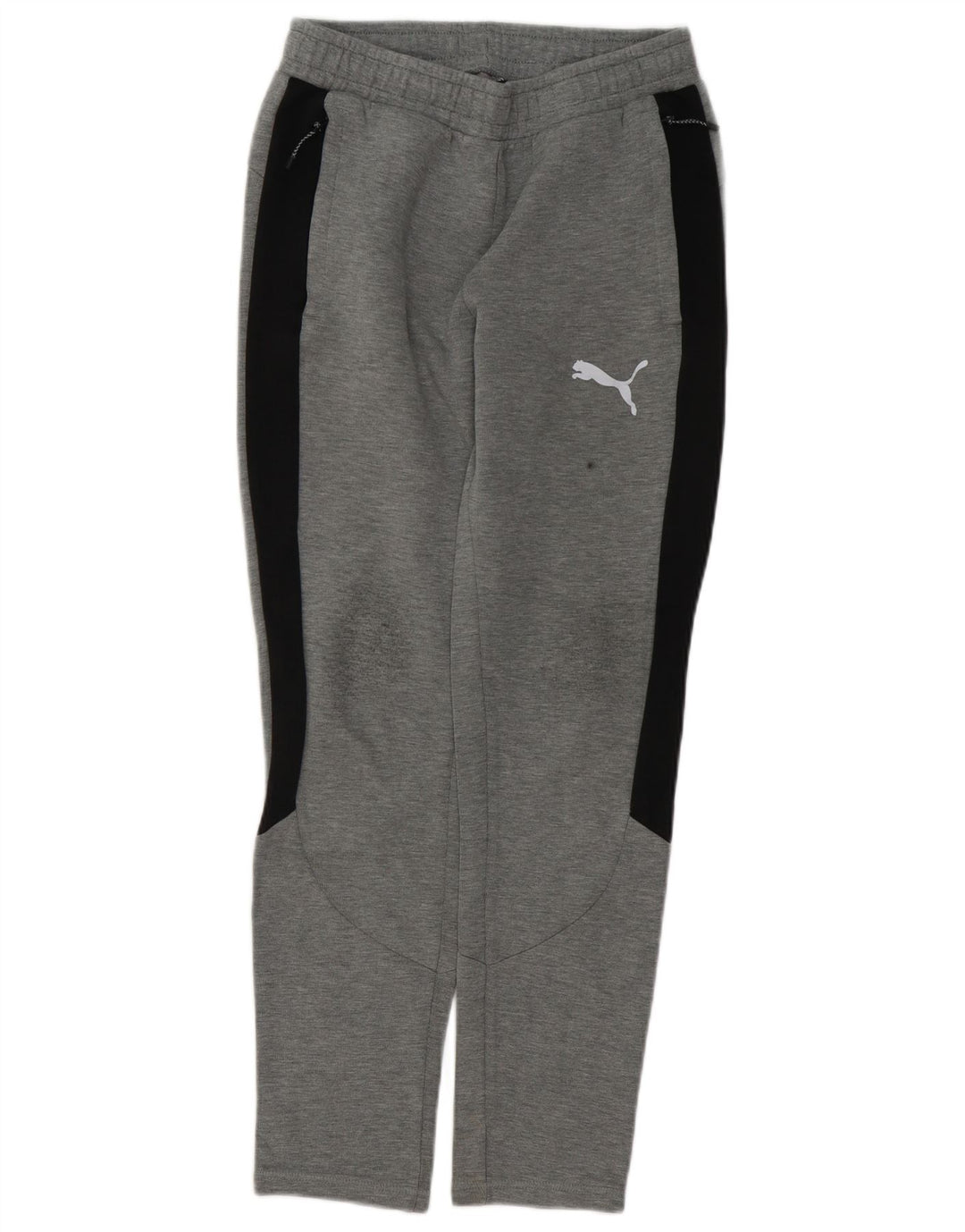 Pantaloni da tuta da uomo Puma Small in cotone color block grigio