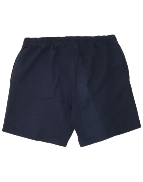 Reebok Mens Sport Shorts Large Navy Blue Polyester