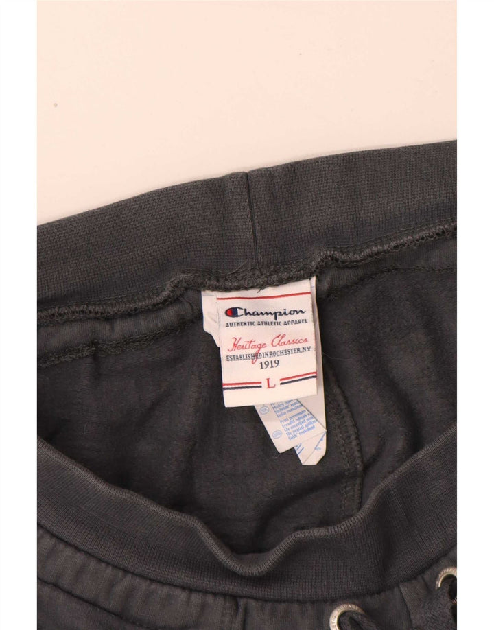 Pantaloni da tuta da uomo Champion Joggers grandi in cotone grigio