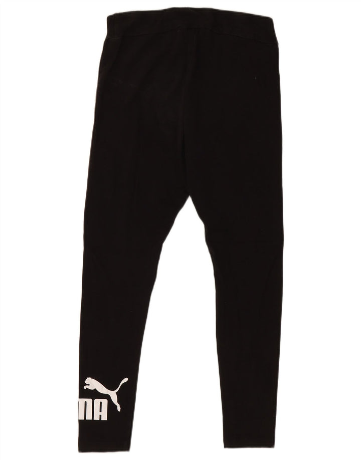 Leggings grafici da donna Puma UK 12 medio neri