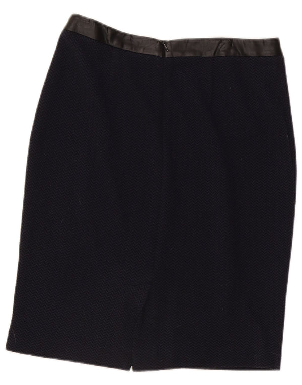 Gonna Tubino Donna Trussardi IT 42 Media W30 Blu Navy Spinata