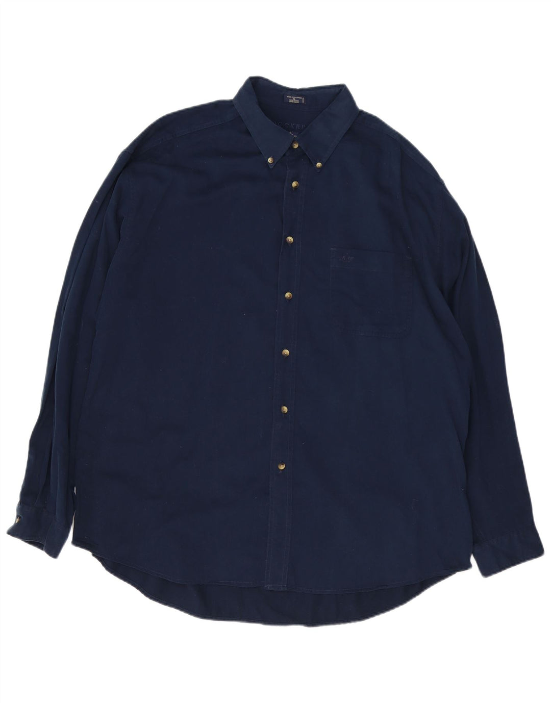 Camicia da uomo Dockers XL in cotone blu navy
