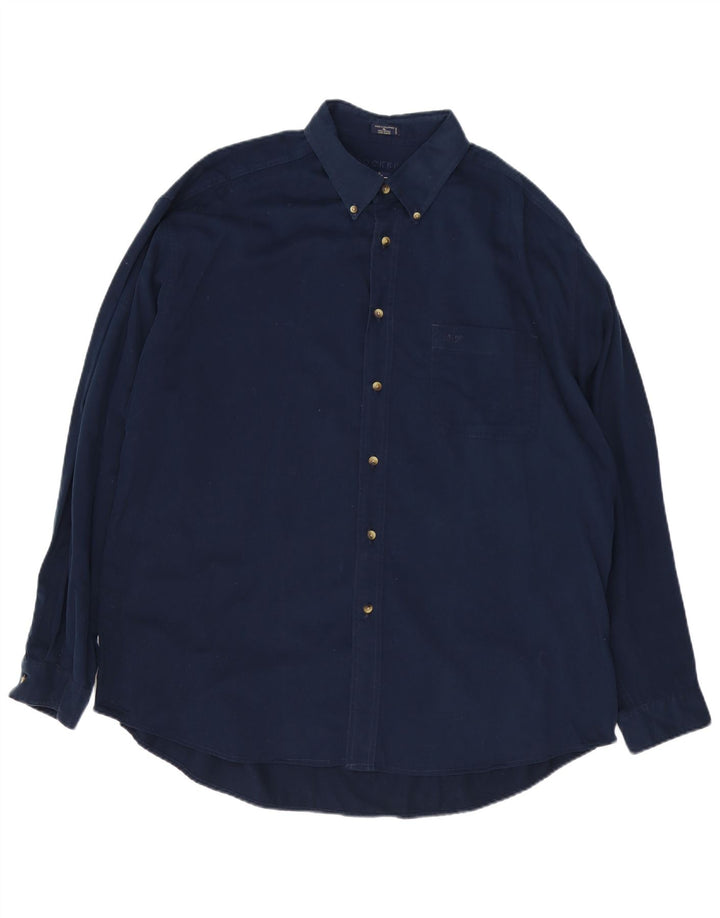 Camicia da uomo Dockers XL in cotone blu navy