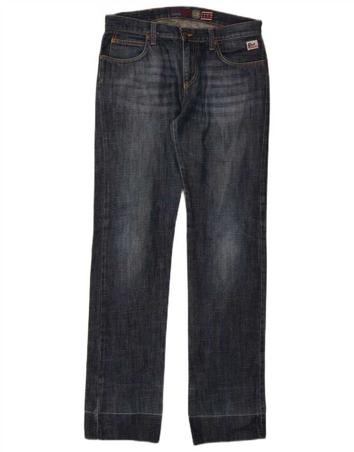 Jeans dritti da donna Roy Rogers W32 L33 Blu navy
