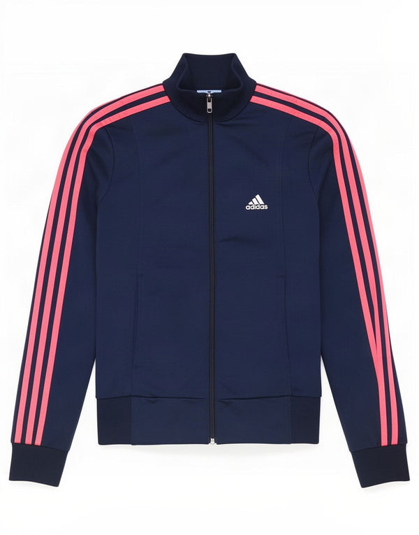 Giacca da ginnastica da donna Adidas UK 8 Small Blu Navy