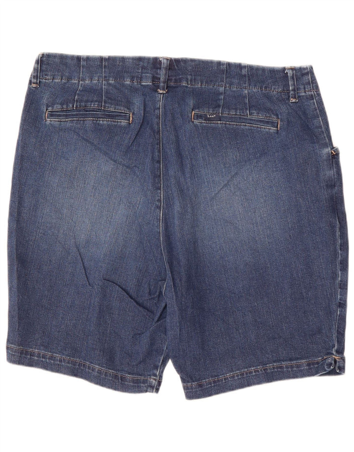 Pantaloncini di jeans da donna LEE US 18 2XL W36 Cotone blu
