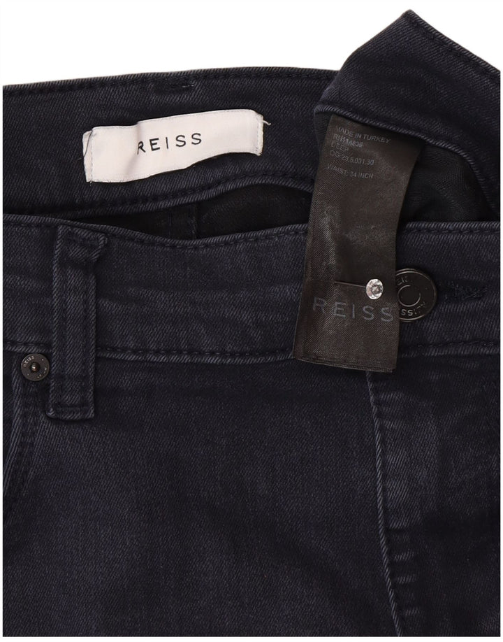 Jeans slim da uomo Reiss W34 L32 cotone blu navy