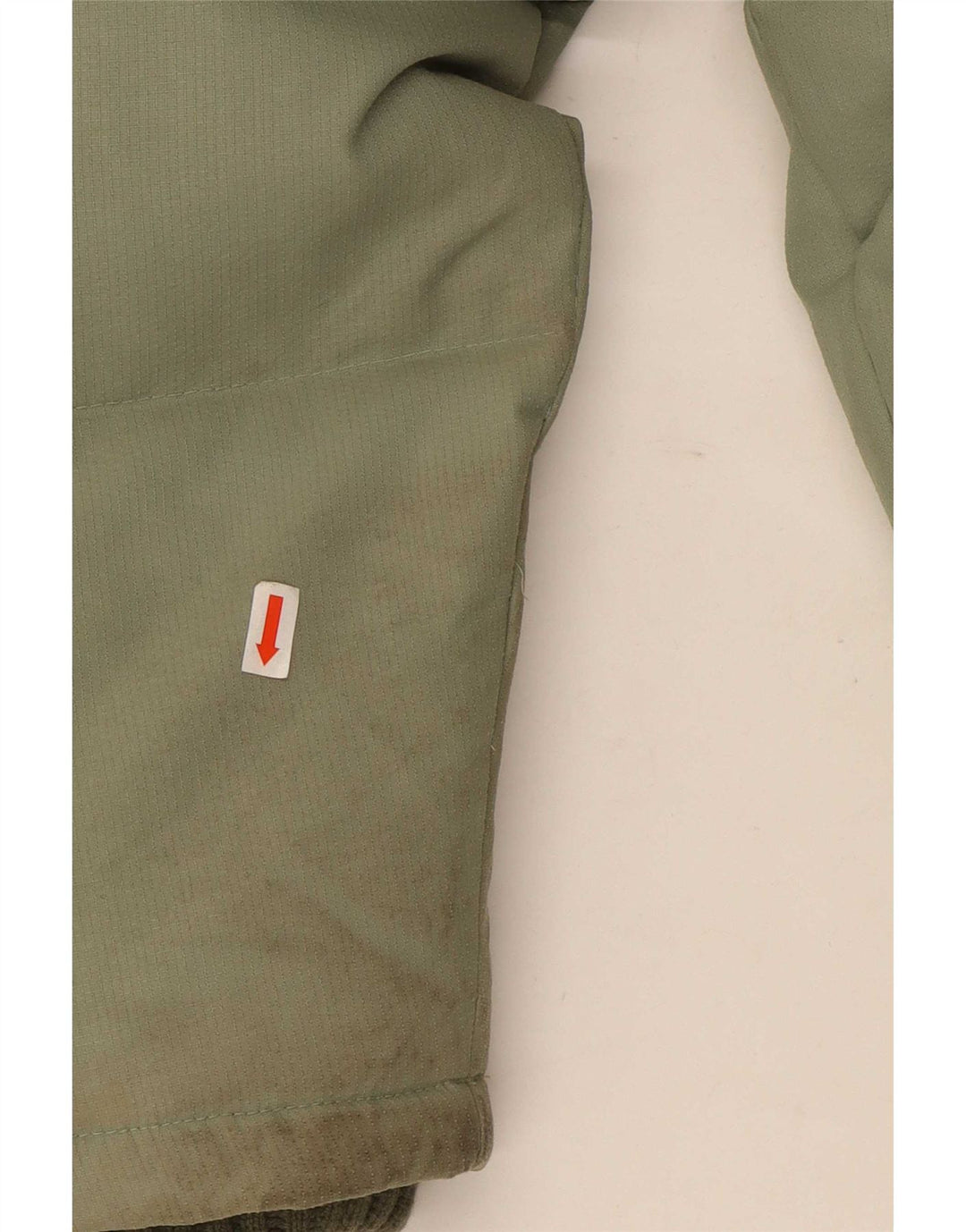 Giacca imbottita con cappuccio Fila da uomo UK 40 Large Verde Colourblock Poliestere