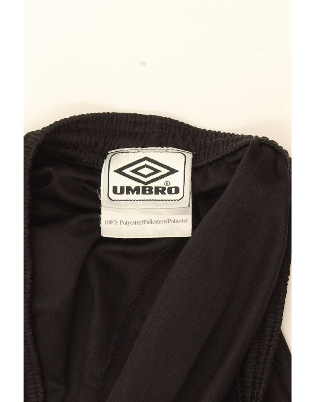 Pantaloncini sportivi Umbro da uomo grandi in poliestere nero
