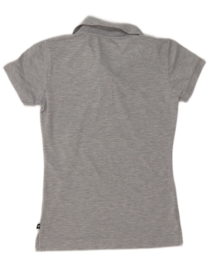 Polo da donna Lee UK 12 Cotone screziato grigio medio