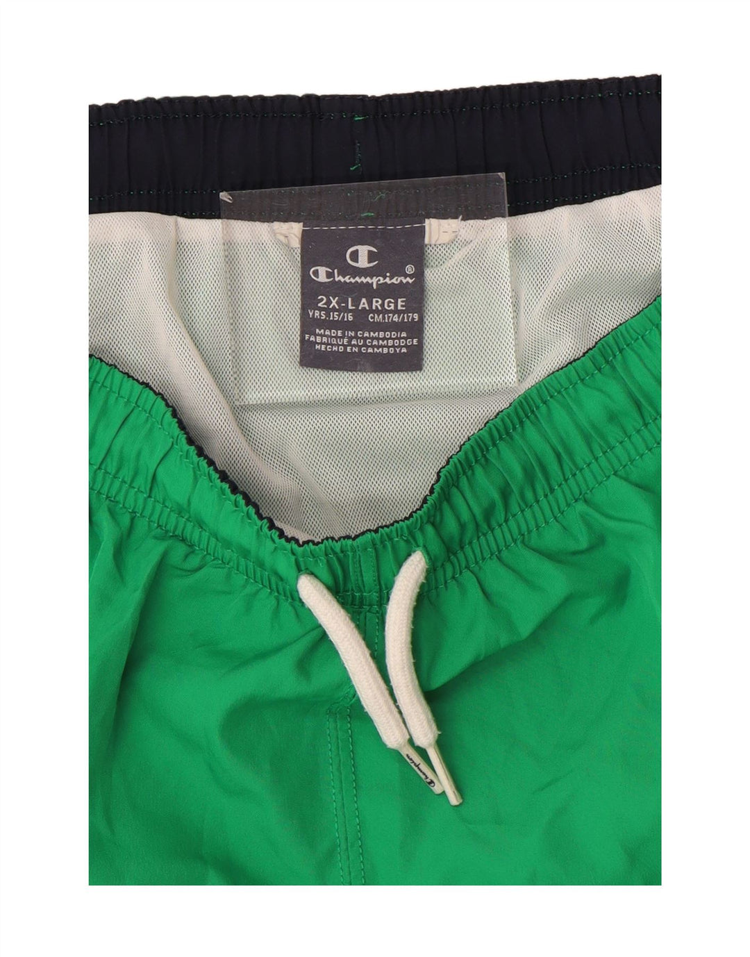 Pantaloncini da bagno Champion per ragazzi 15-16 anni 2XL Verde