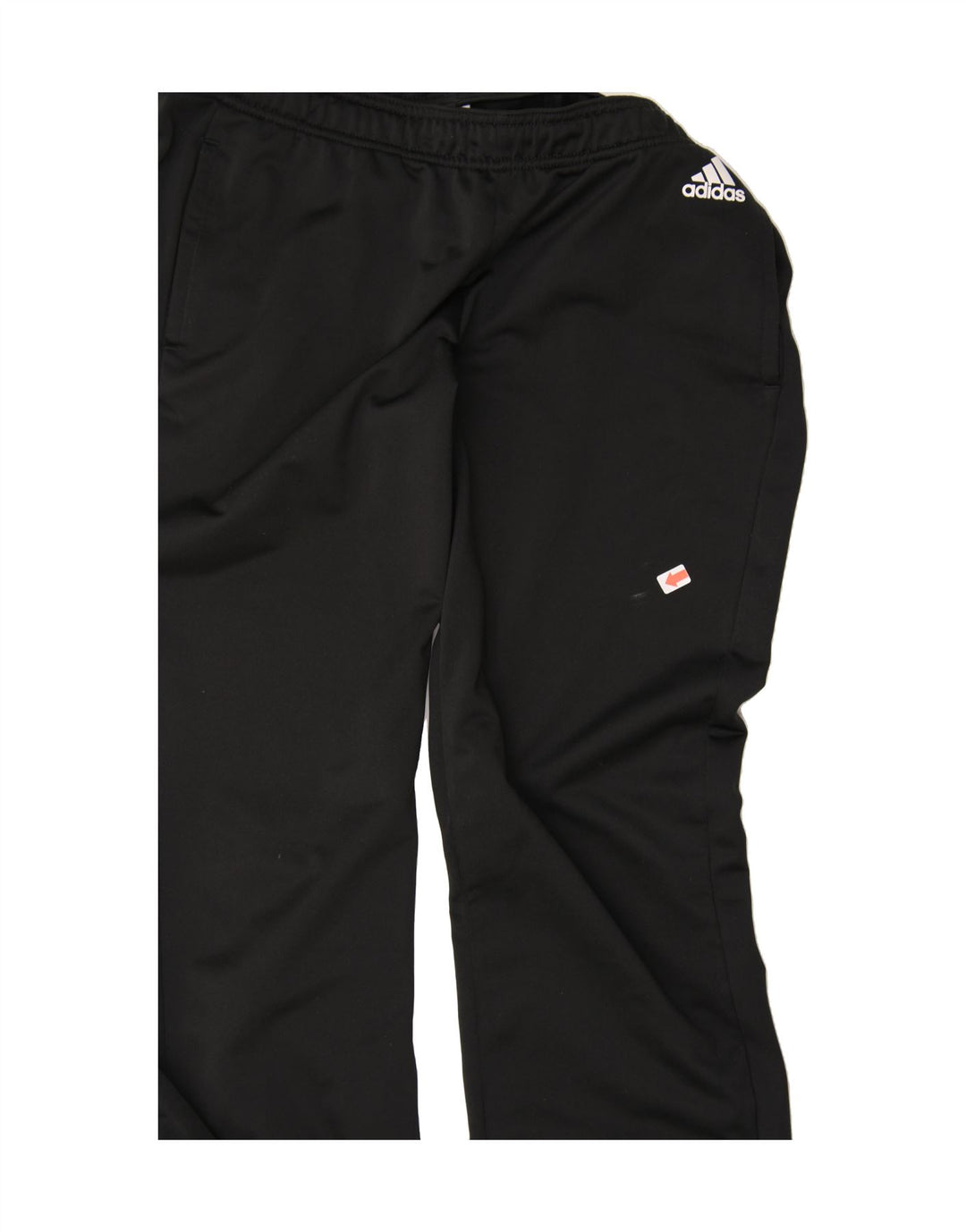 ADIDAS Womens Tracksuit Trousers UK 12/14 Medium Black Polyester Vintage Adidas and Second-Hand Adidas from Messina Hembry 