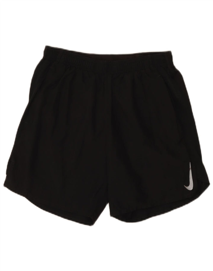 Pantaloncini sportivi Nike Dri Fit da uomo, poliestere medio nero