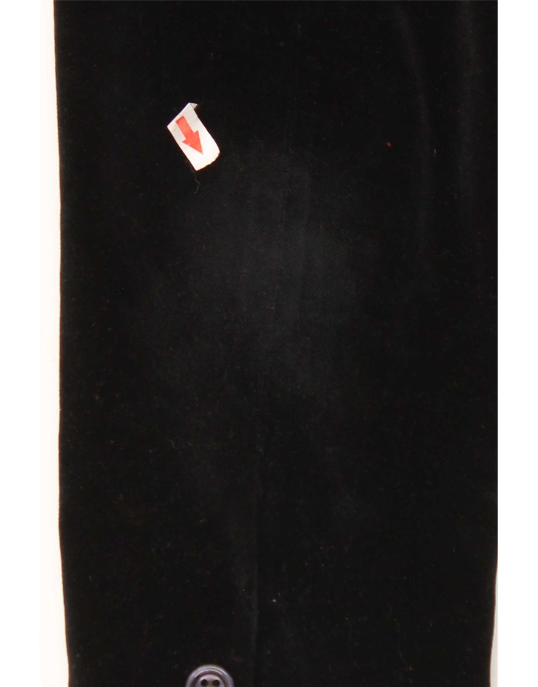 Giacca blazer in velluto a 2 bottoni da donna St Michael UK 14 cotone nero medio