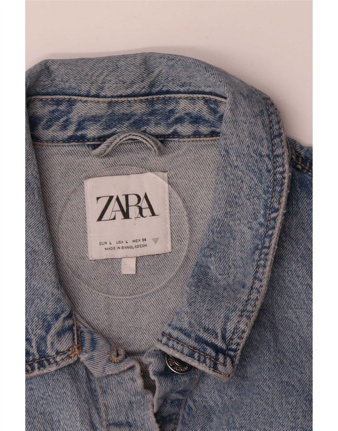 Giacca di jeans da donna Zara UK 14 grande blu