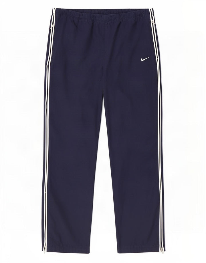Pantaloni da tuta da donna Nike UK 14/16 Large in poliestere blu navy