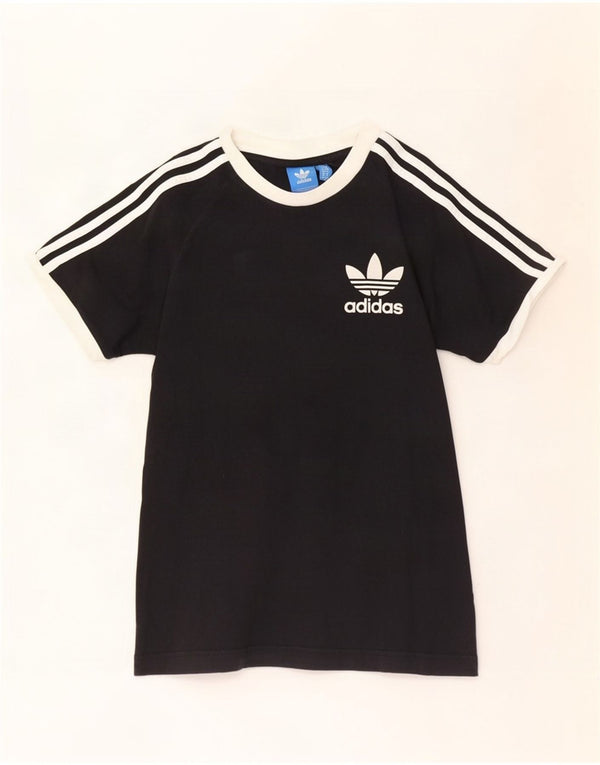 T-shirt Adidas da uomo Top Small in cotone nero